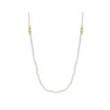 Collar plata y piedras - ML07CL-D