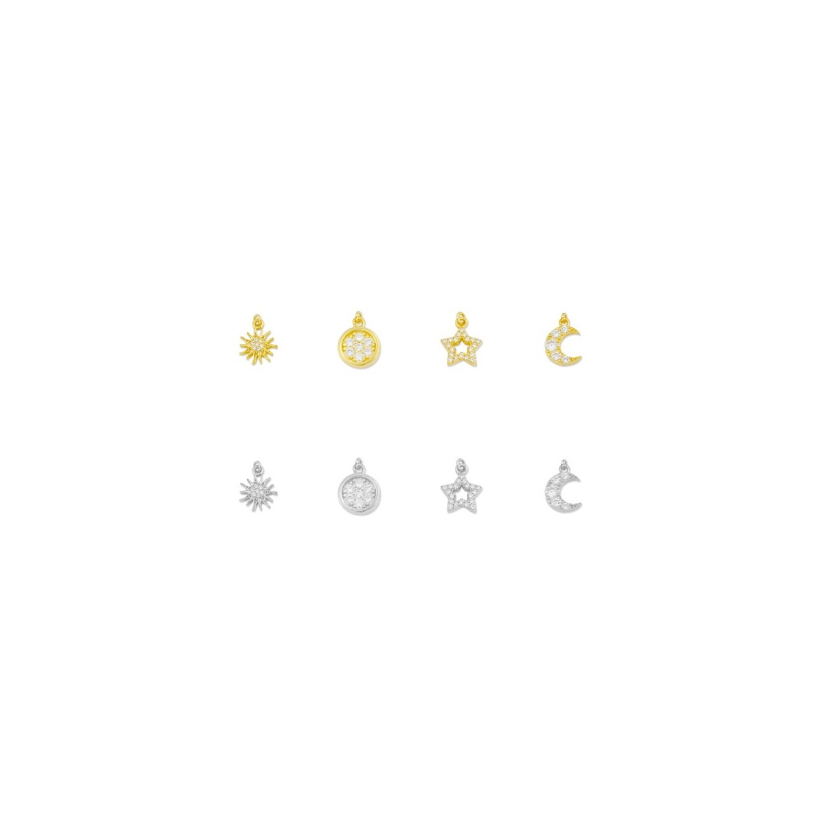 Kit motivos plata y circonitas (4B+4D) - ML-KIT-MC