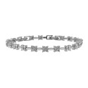 Pulsera plata y Liska Crystals - LSW1535BR