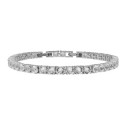 Pulsera plata y Liska Crystals - LSW1537BR