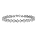 Pulsera plata y Liska Crystals - LSW1538BR