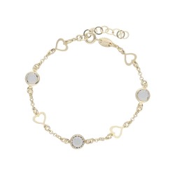 Pulsera plata y Swarovski® 17+ 3cm - LSW4217BR-D