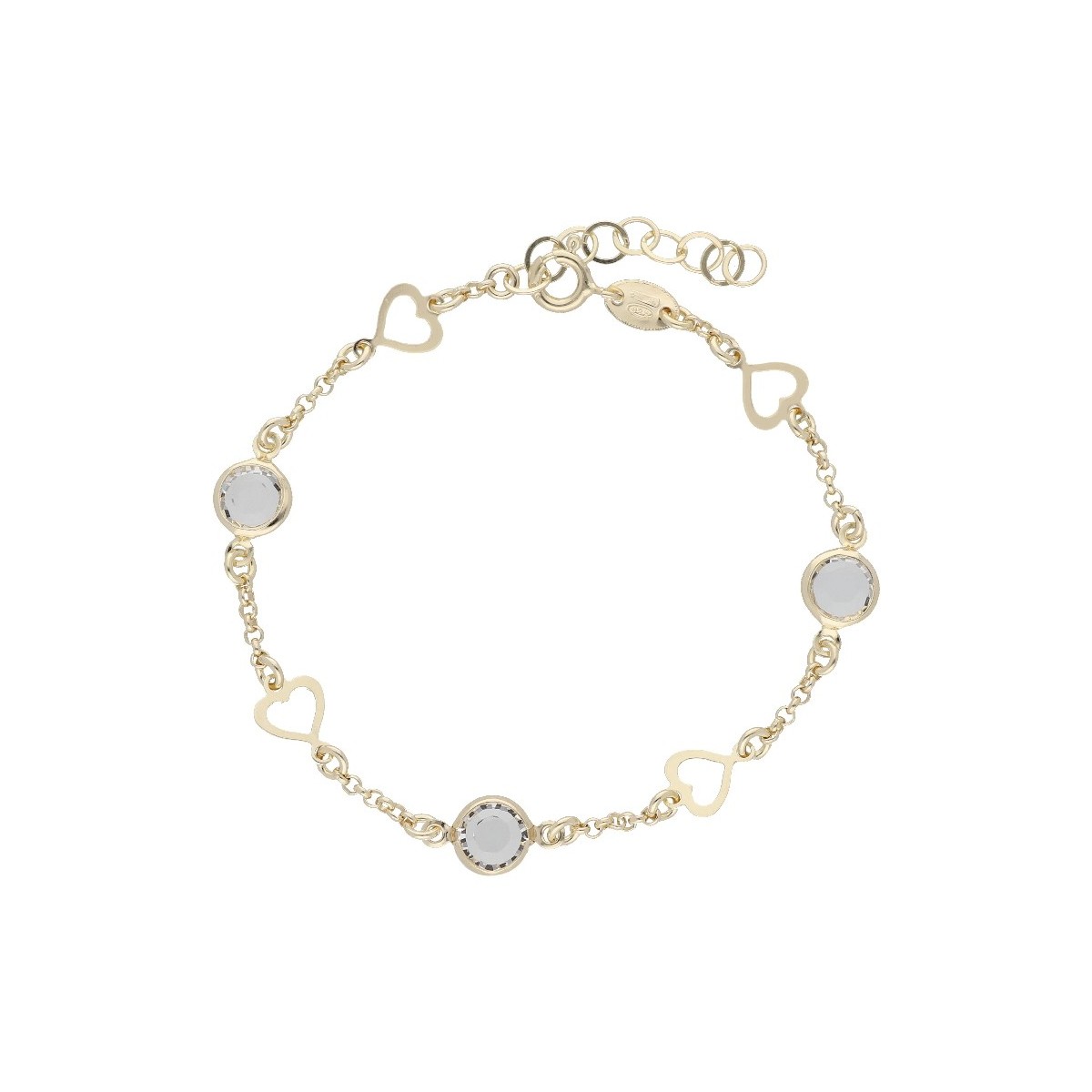 Pulsera plata y Liska crystals  17+ 3cm - LSW4217BR-D