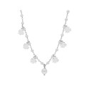 Collar tréboles plata y perla - LAF6305CL