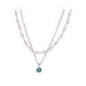 Collar plata y Liska Crystals - LSW3226CL-BT
