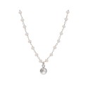 Collar plata y Liska Crystals - LSW3225CL-B