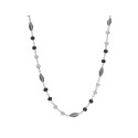 Collar plata y piedras - LAF6335CL