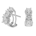 Pendientes plata y circonitas - LAD3076A