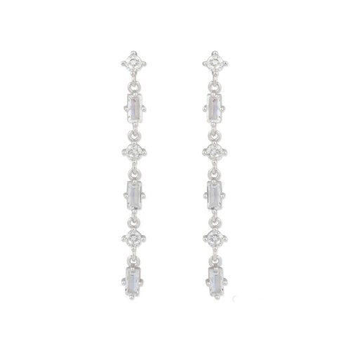 Pendientes plata y circonitas - LAD3087A