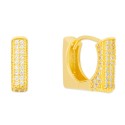 Pendientes plata y circonitas 12mm - MED237A-D