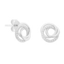 Pendientes plata y circonitas - MED258A-P