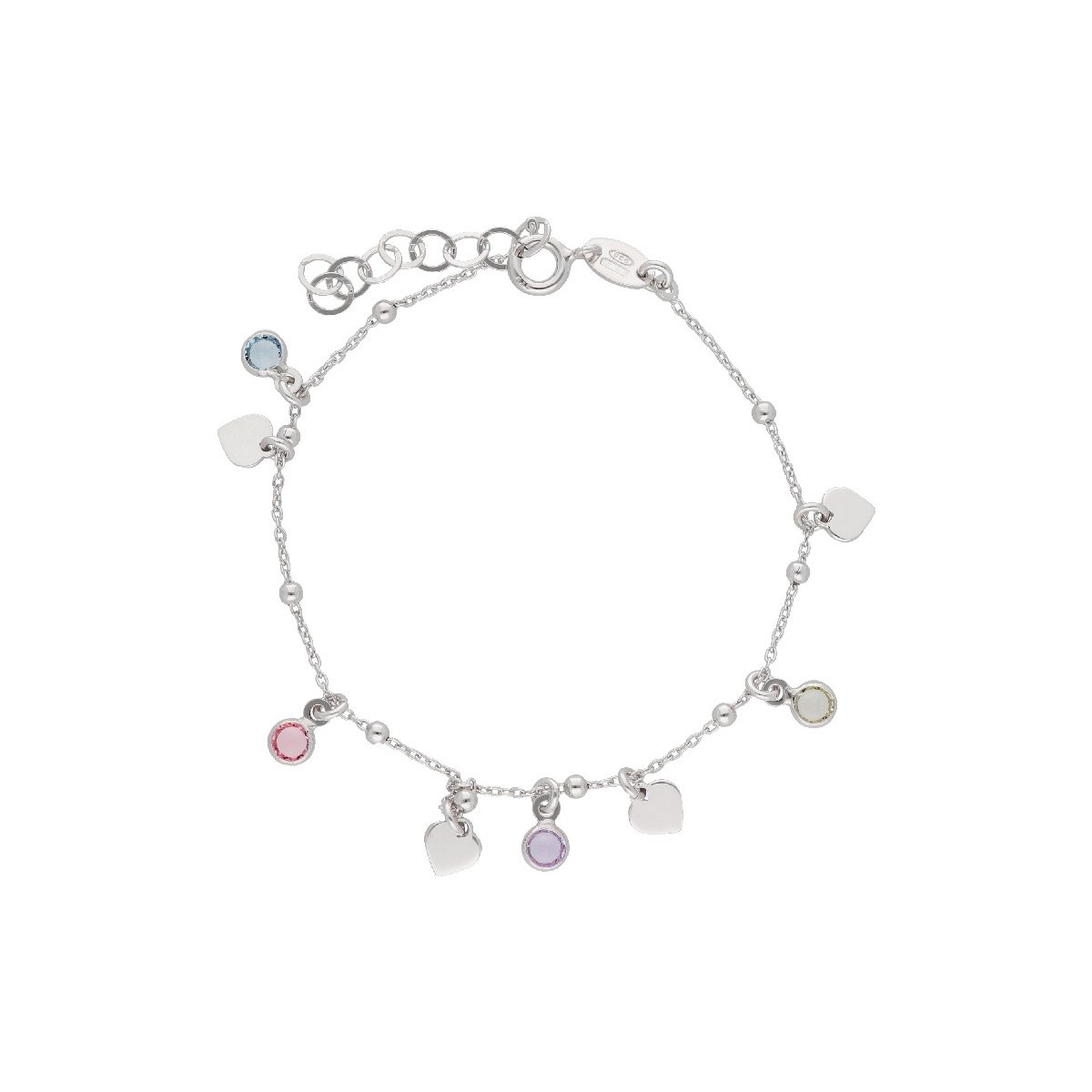 Pulsera plata y Liska Crystals - LSW4349BR