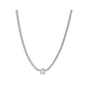 Collar estrella plata y Liska Crystals - LSW4358CL