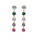 Pendientes plata y Liska Crystals - LSW4351A-DM