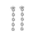 Pendientes plata y Liska Crystals - LSW4350A