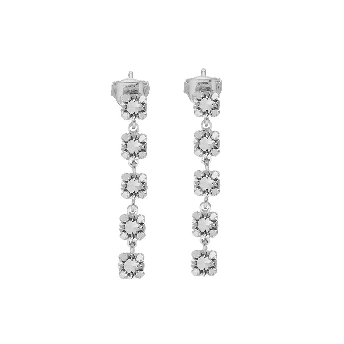 Pendientes plata y Liska Crystals - LSW4350A