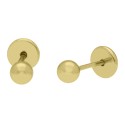 Pendientes plata pequeños - MED266A-D