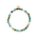 Pulsera acero y piedras naturales - SHA151