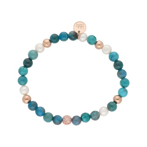 Pulsera acero y piedras naturales - SHA148
