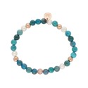Pulsera acero y piedras naturales - SHA148