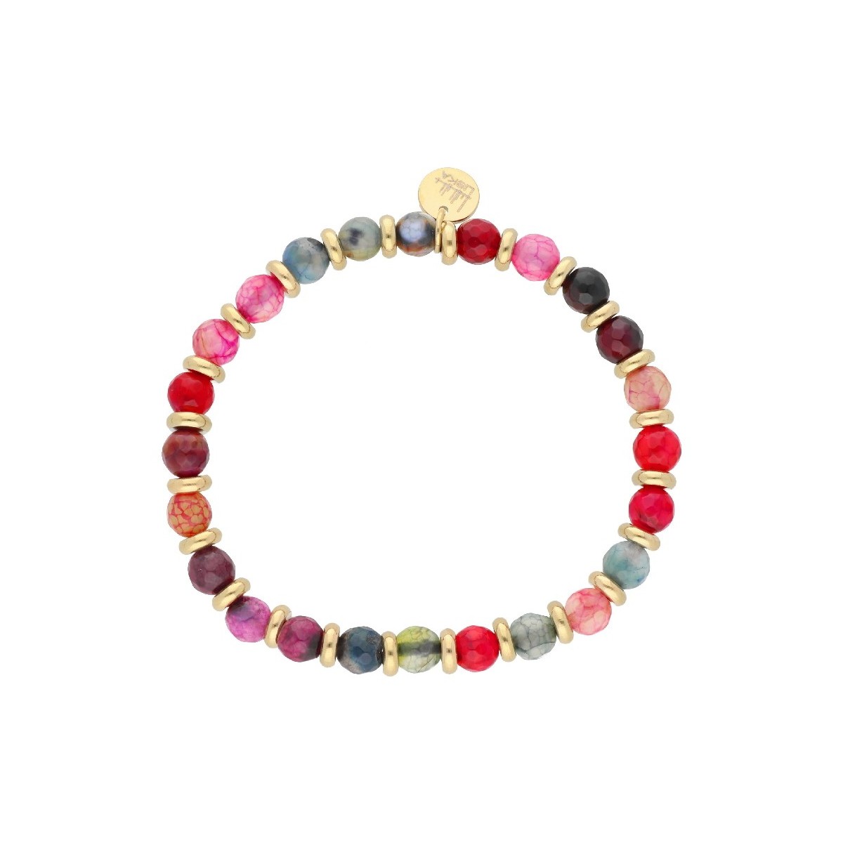 Pulsera acero y piedras naturales - SHA141-D