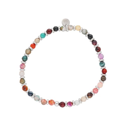 Pulsera acero y piedras naturales - SHA143