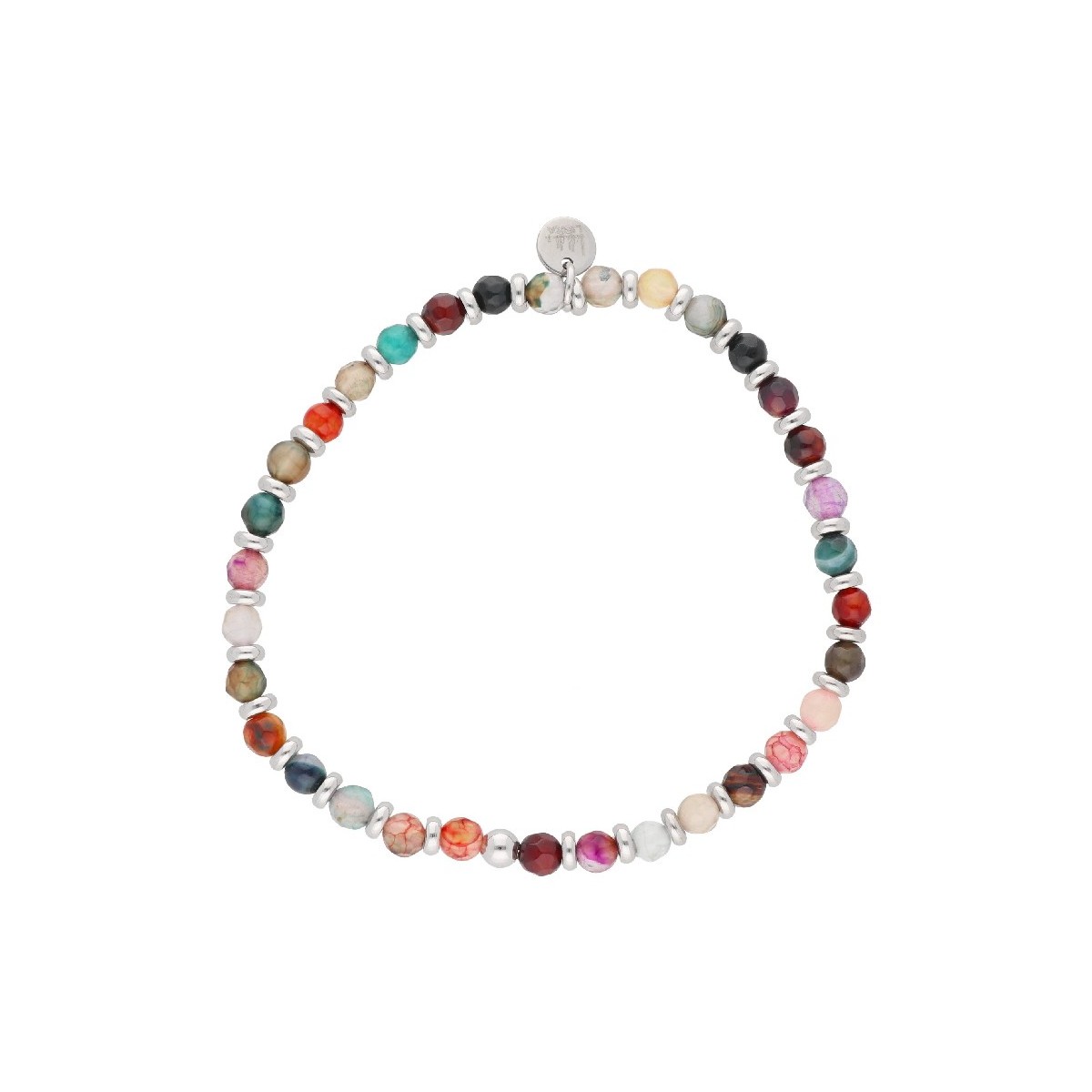 Pulsera acero y piedras naturales - SHA143