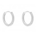 Aros plata y circonitas 14mm - MED142A-14