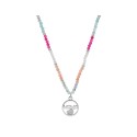 Collar mamá plata y piedras - MAMA08CL