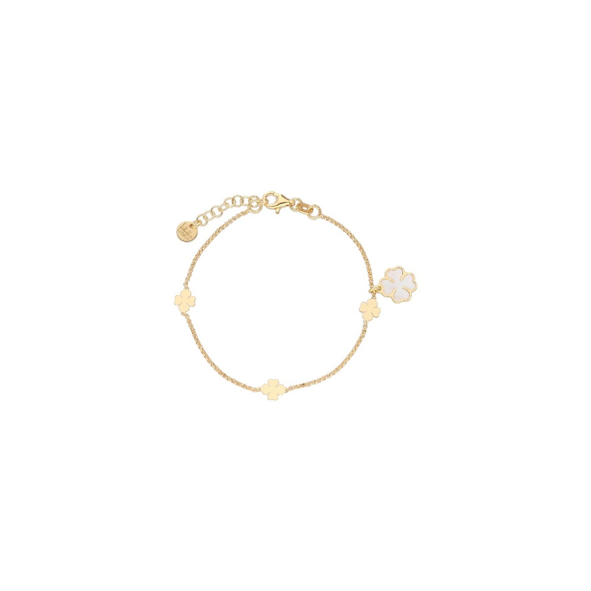 Pulsera plata y madre perla - LAF6412BR-D