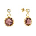 Pendientes plata y Liska crystals - LSW0188A-BLR