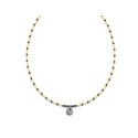 Collar plata y Liska Crystals - LSW0189CL-GSN