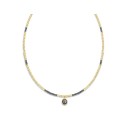 Collar plata y Liska Crystals - LSW0188CL-GSN