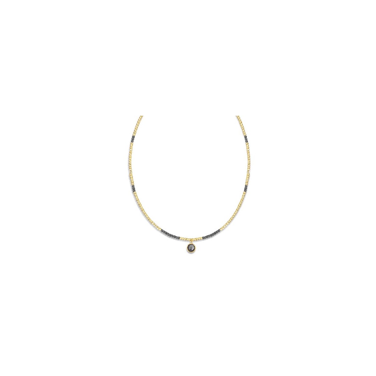 Collar plata y Liska Crystals - LSW0188CL-GSN