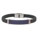 Pulsera caucho y acero - MTC050BR-R