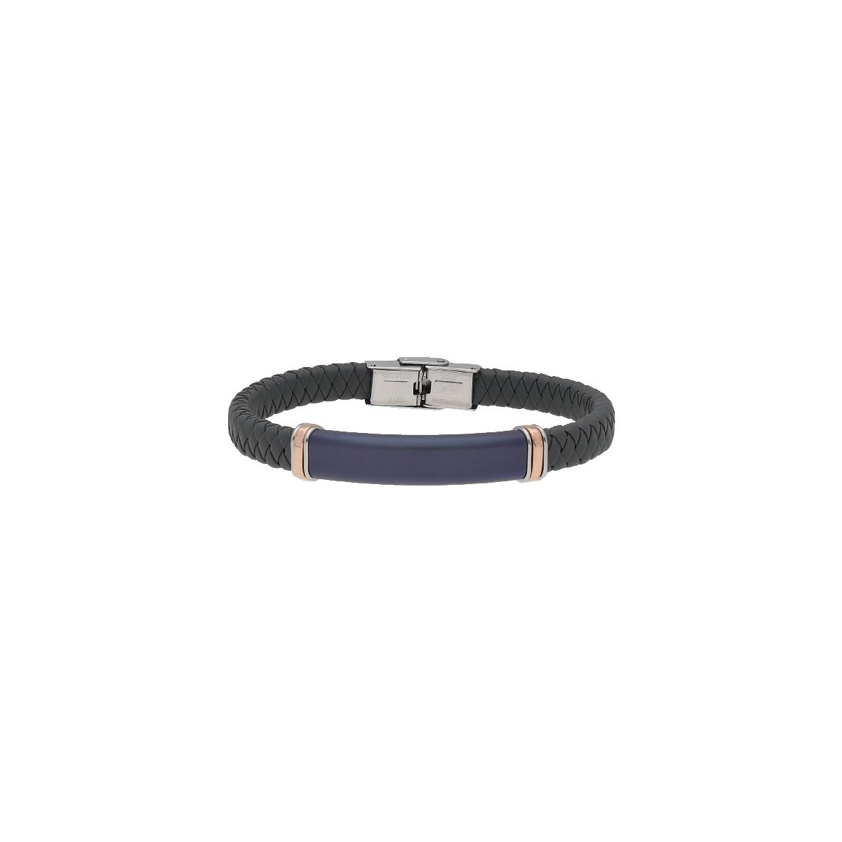 Pulsera caucho y acero - MTC050BR-R