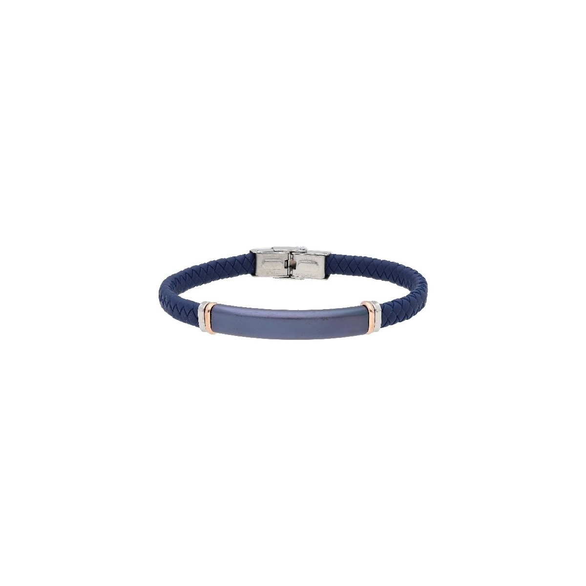 Pulsera caucho y acero - MTC053BR-R