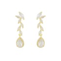 Pendientes plata y circonitas - LAD3103A-D