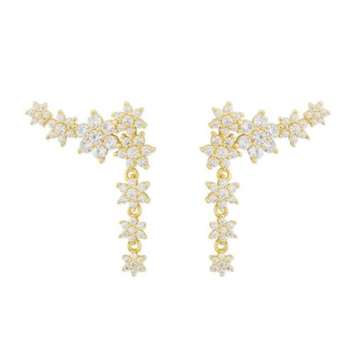Pendientes plata y circonitas - LAD3107A-D