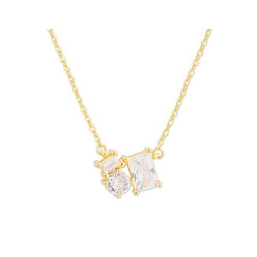 Colgante plata y circonitas - MED356CL-D