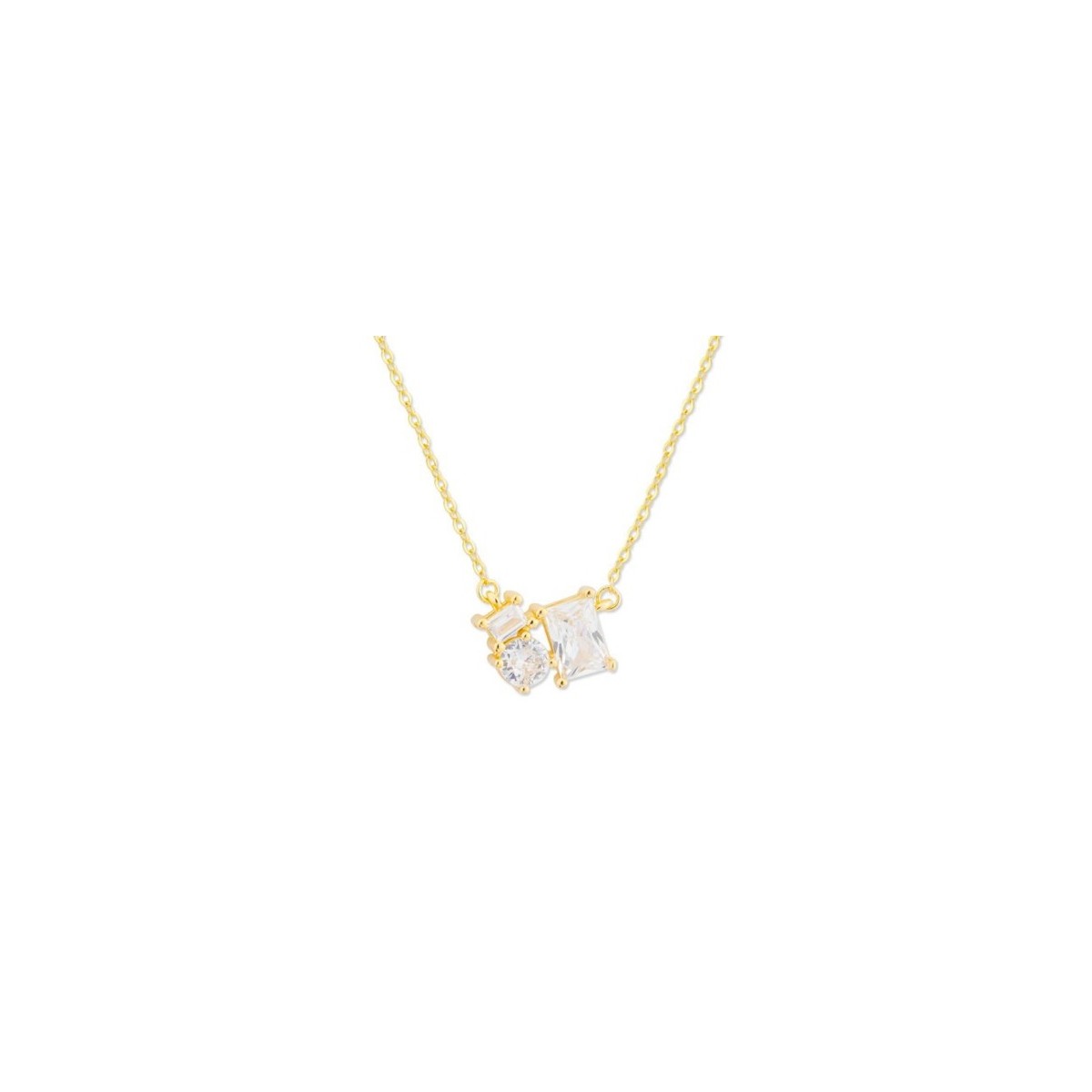 Colgante plata y circonitas - MED356CL-D