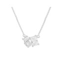 Colgante plata y circonitas - MED356CL