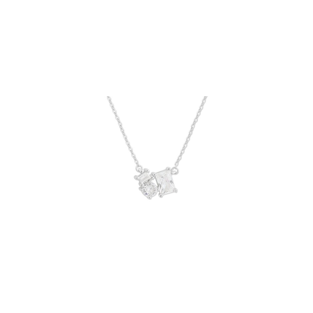Colgante plata y circonitas - MED356CL