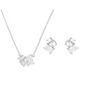 Conjunto plata y circonitas - MED356C
