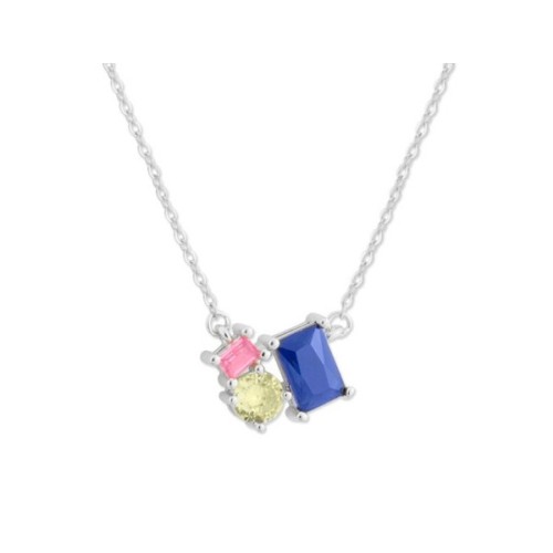 Colgante plata y circonitas - MED362CL