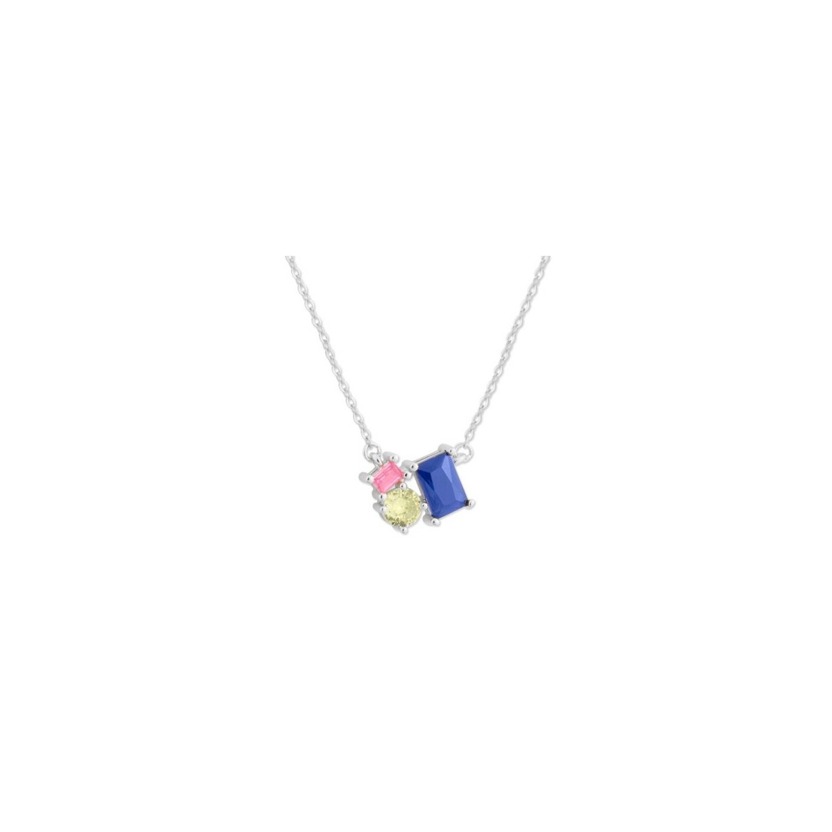 Colgante plata y circonitas - MED362CL
