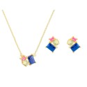 Conjunto plata y circonitas - MED362C-D