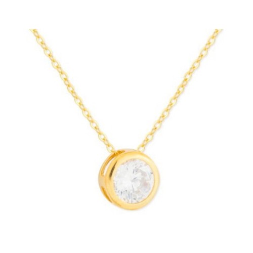 Colgante plata y circonitas 8mm - MED366CL-8D