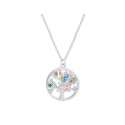 Colgante árbol vida Plata y circonitas - MED369CL