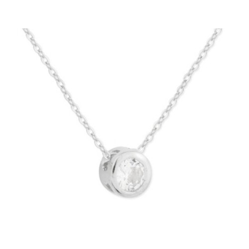 Colgante plata y circonitas 5mm - MED366CL-5